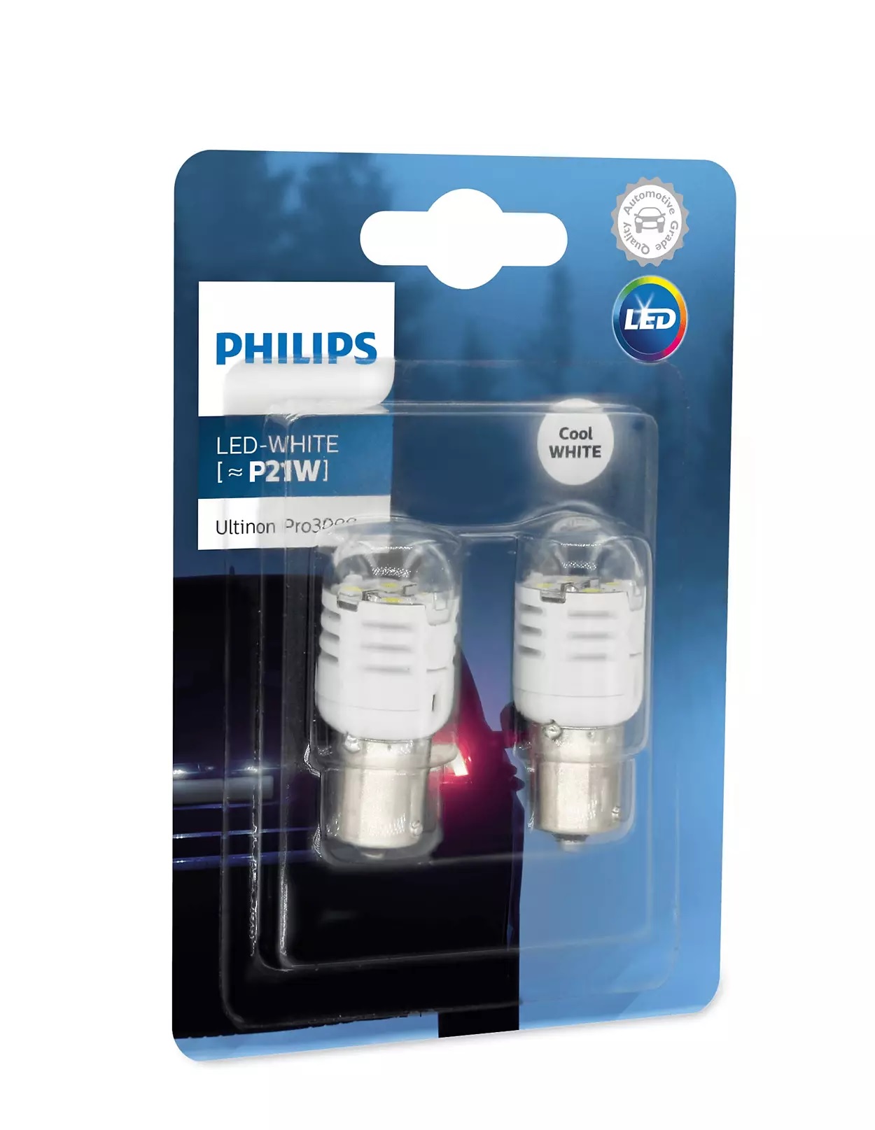 LED Philips P21W PRO3000 Κωδικος 11498U30CWB2 Τιμή Σετ: 25 ευρώ