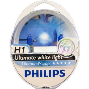 Λάμπες Philips Diamond Vision H1 5000K 55W Κωδικός 12258DVS2