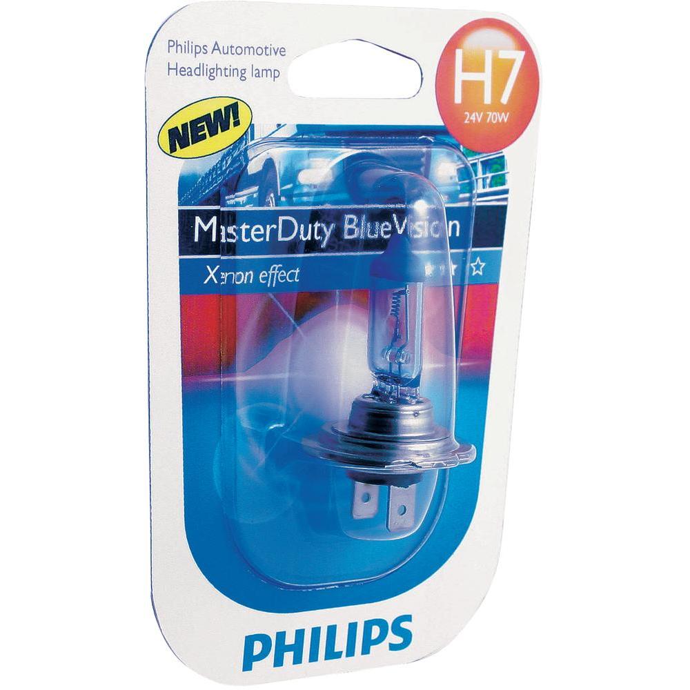 Λάμπα Philips Master Duty Blue Vision H7 24V 70W Kωδικός 13972MDBVB1