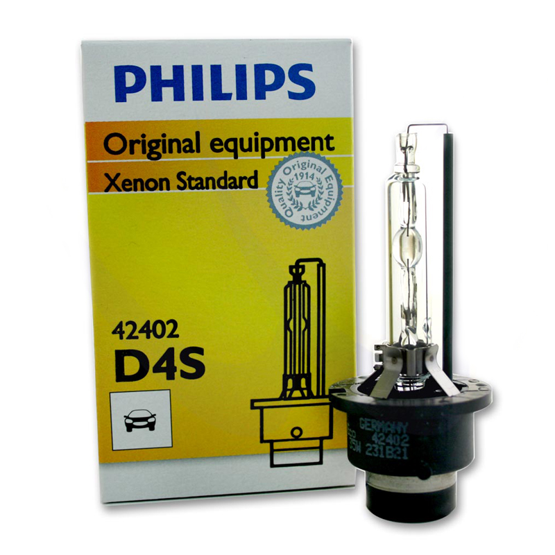 Λάμπα Philips D4S Xenon 4100K 42V 35W Κωδικός 42402VIC1 Τιμή : 90 ευρώ