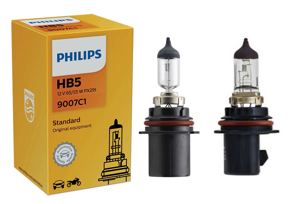Λάμπα Philips HB5 65/55W 12V Κωδικός 9007C1