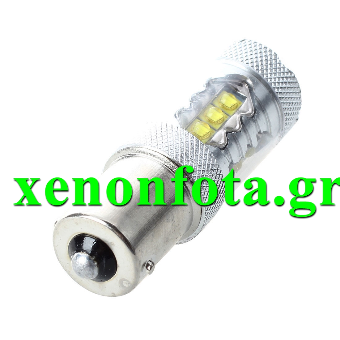 Μονοπολική LED 1156 BA15s με 16 SMD Λευκό φως Κωδικός XF526