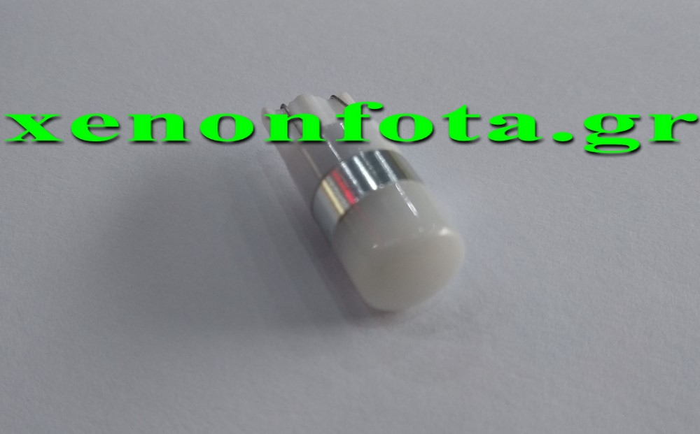 LED T10 1W 12V Λευκό φως Κωδικός XF565