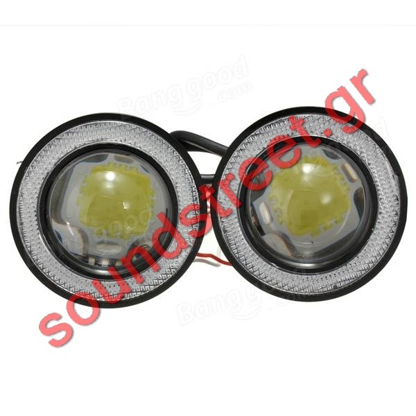 Προτζέκτορας Φαναριών Angel Eyes LED 64mm διάμετρος Κωδικός XF591