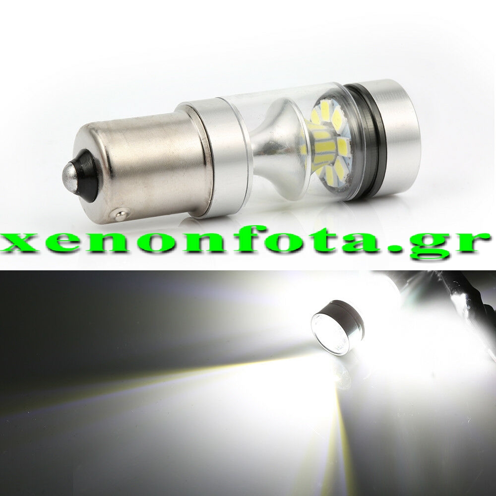 Μονοπολική LED Cree BA15s Λευκό φως 100W 1156 P21W BA15S Κωδικός XF760 Τιμή Τεμαχίου: 10 ευρώ