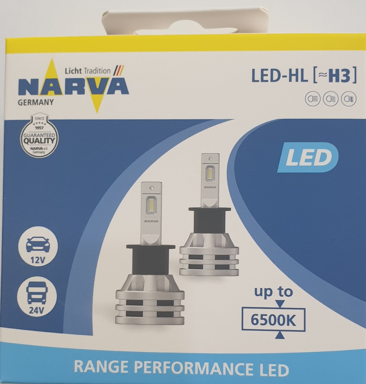 Narva Led H3 Range Power Κωδικός 18058 Τιμή Ζεύγους:  