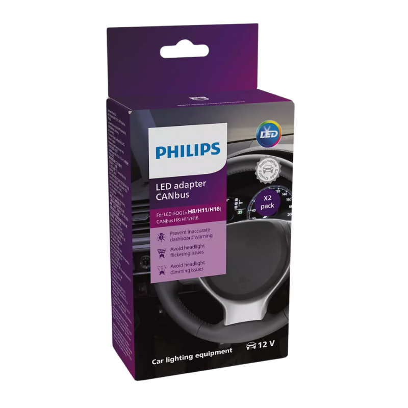 Αντιστάσεις Canbus για LED Philips H8/H11/H16 Κωδικός 18954X2 Τιμή Ζεύγους: 35 ευρώ