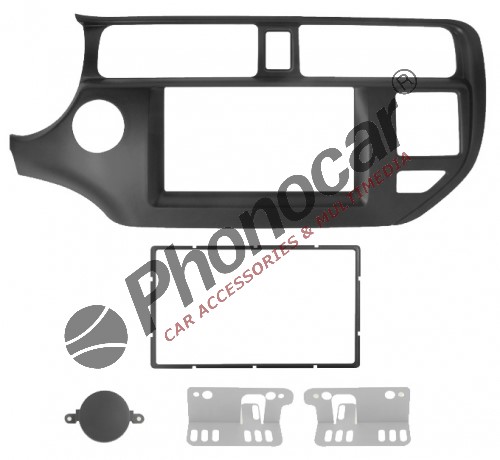 3/656 Πρόσοψη Kia Rio 12> 2 DIN