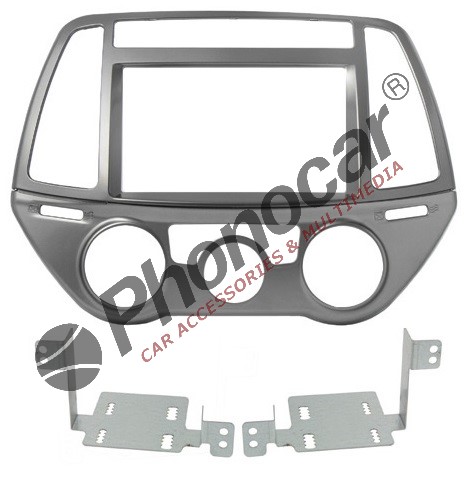 3/683 Πρόσοψη Hyundai i20 12>14 Με χειροκίνητο κλιματισμό 2 DIN