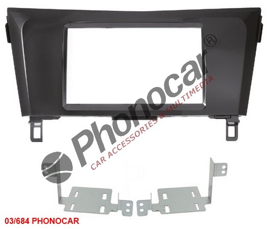 3/684 Πρόσοψη Nissan Qashqai 14> 2 DIN