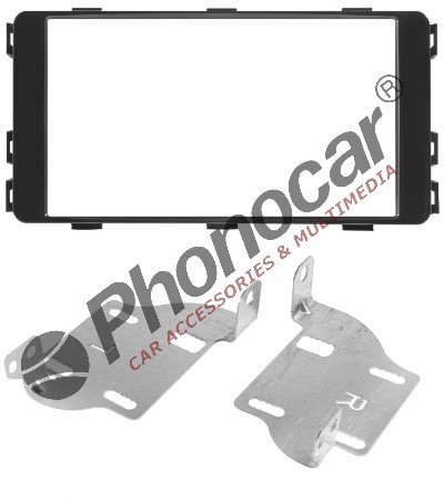 3/713 Πρόσοψη Fiat Full-Back Mitsubishi L200 15> 2 DIN Kit