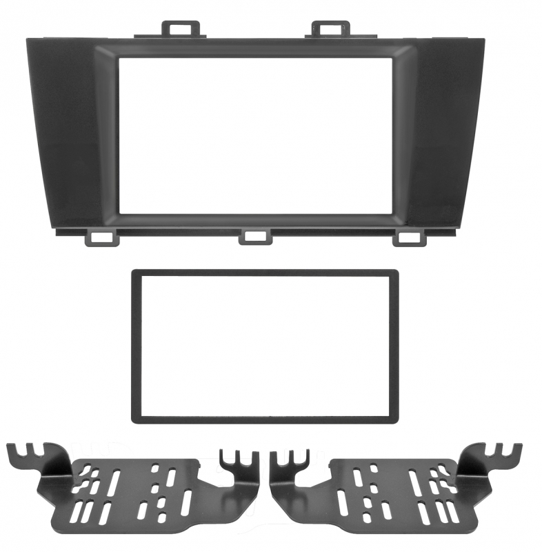 3/731 Πρόσοψη Subaru Outback '15> Μαύρο 2 DIN Kit