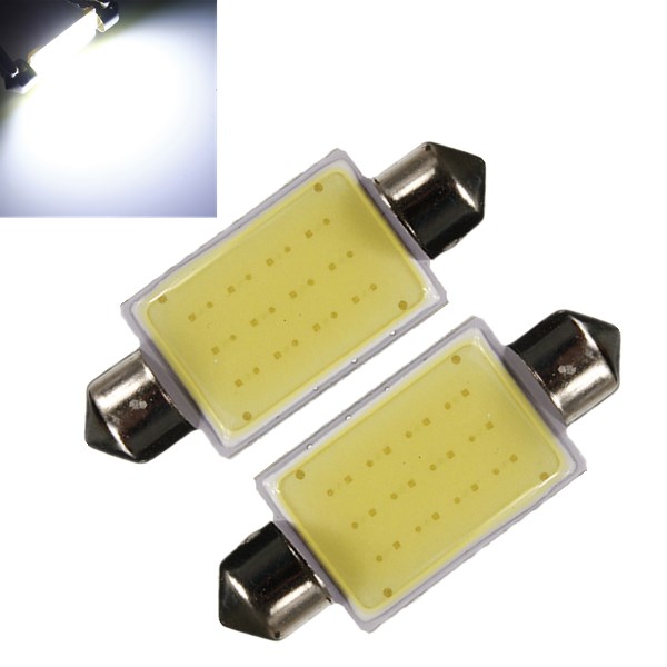 Σωληνωτά Led Cob 41mm Λευκό χρώμα Τιμή : 8 ευρώ