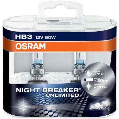 Λάμπες Τύπου Xenon HB3 9005 Osram Nightbreaker Unlimited +110%