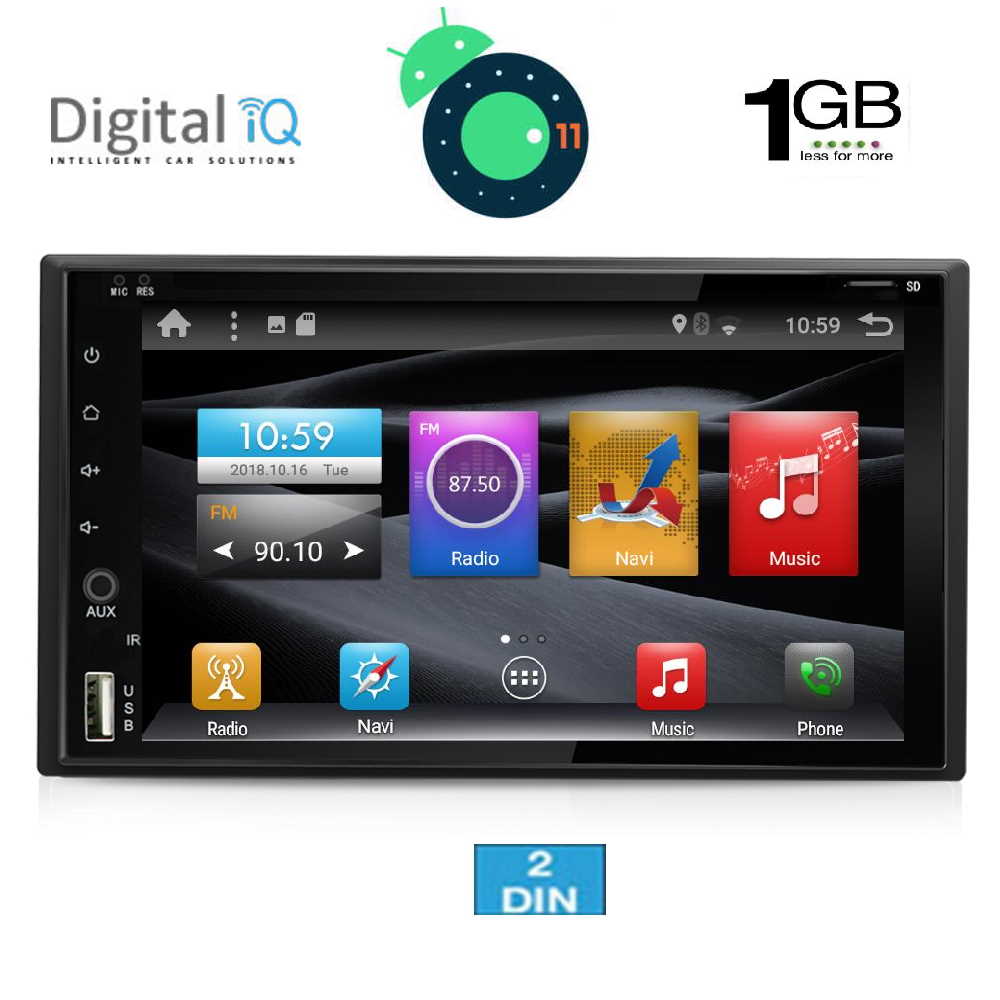 Multimedia Digital IQ x1651_GPS android 11 6.5'' Τιμή: 219 ευρώ