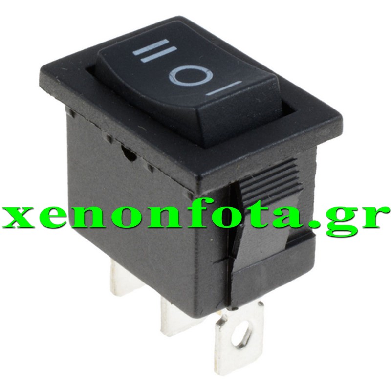 Διακόπτης 3 θέσεων ON-OFF-ON 10A/125V Κωδικός XF115