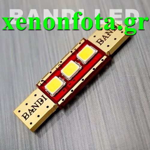 Led 28mm 3 SMD για σκιάδιο Ψυχρό Λευκό Samsung Made in Korea Κωδικός XF518