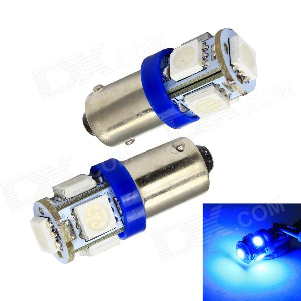 Led BA9s 5 SMD Blue 24V