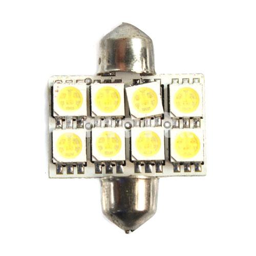 Σωληνωτό LED 8 SMD 32mm Blue