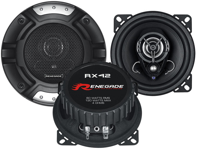 Ηχεία Renegade RX42 3 δρόμων 4" 10cm 120W Max 60W RMS