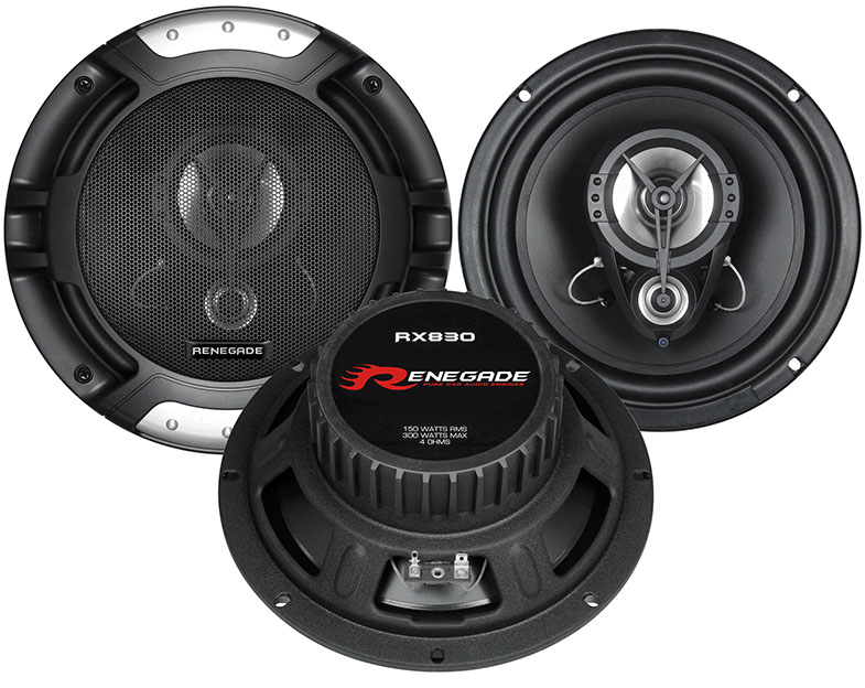 Ηχεία Renegade RX830 3 δρόμων 8" 20cm 300W Max 150W RMS