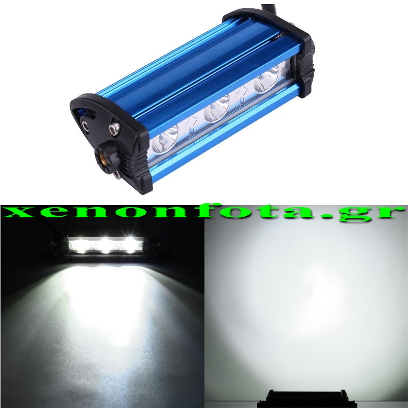 Μπάρα LED 9 Watt 12-16V 6500 Lumen Λευκό ψυχρό Κωδικός XF607