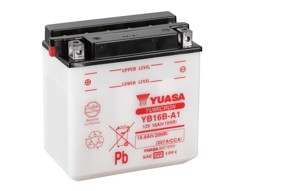 Μπαταρία Moto Yuasa YB16B-A1 16AH