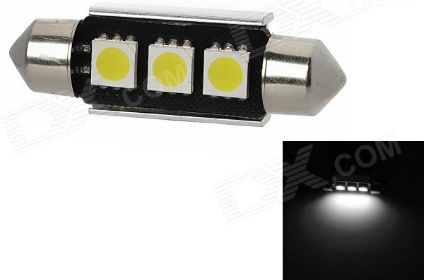 LED Σωληνωτό 41mm CANBUS Λευκό φως 12V Κωδικός XF233