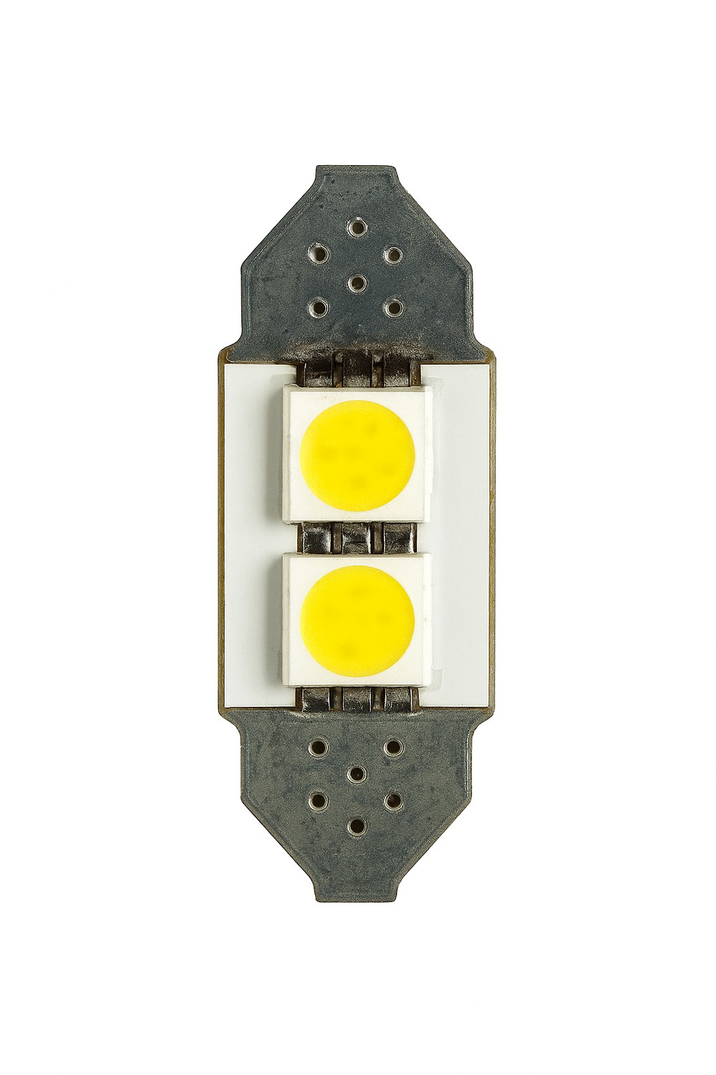 LED Σωληνωτό 31mm με 4 5050 SMD Λευκό φως 12V Κωδικός XF570